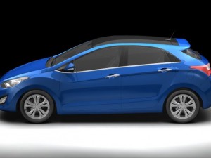 2013 hyundai i30 elantra touring 3D Model