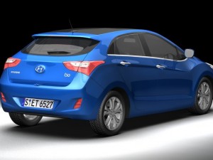2013 hyundai i30 elantra touring 3D Model