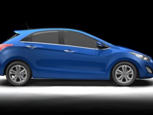2013 hyundai i30 elantra touring 3D Model