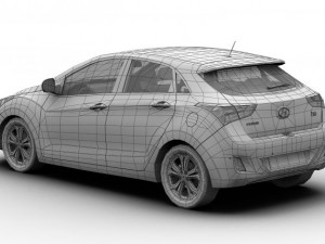 2013 hyundai i30 elantra touring 3D Model