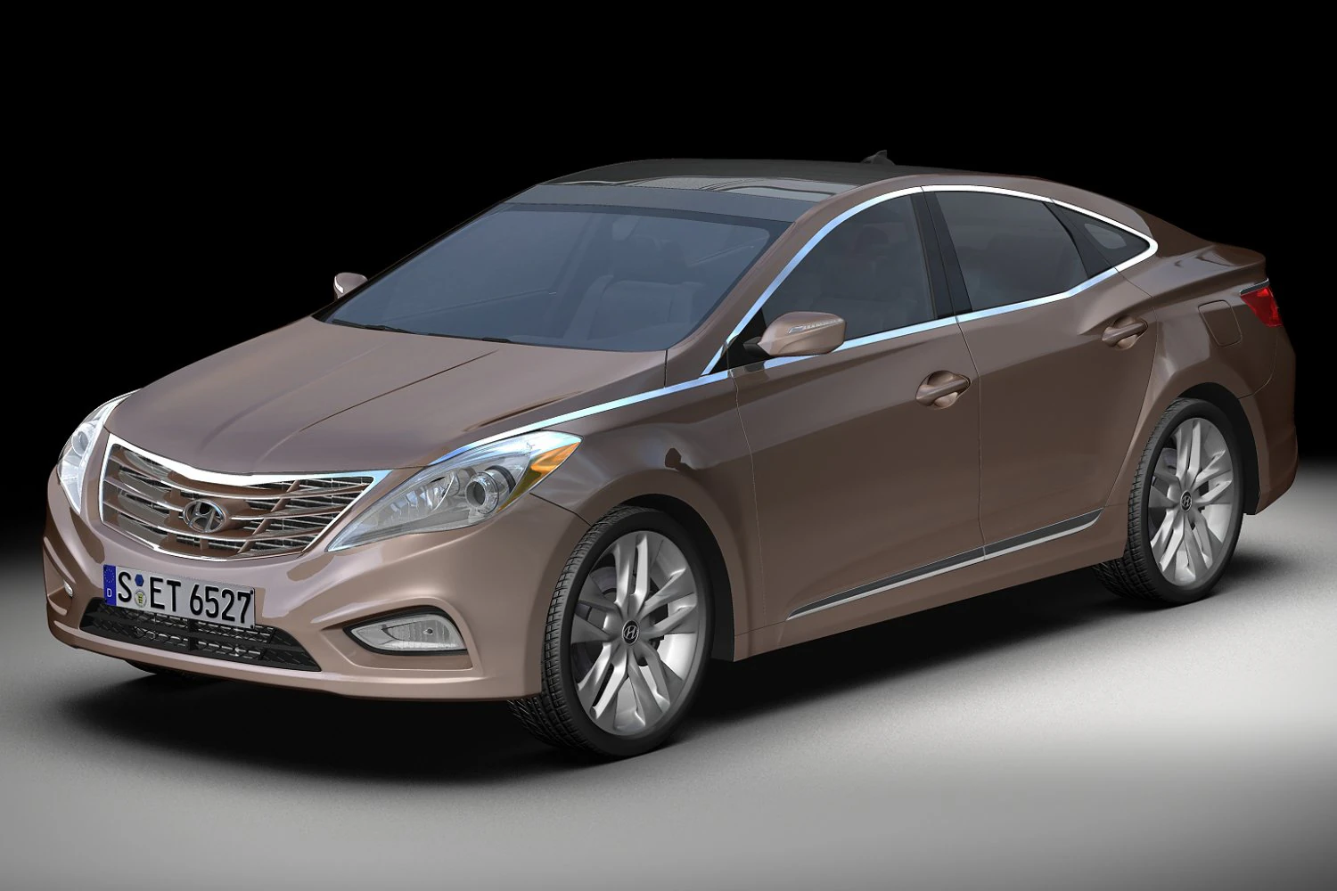 2012 hyundai azera 3D Model .c4d .max .obj .3ds .fbx .stl .blend 