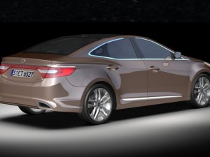 2012 hyundai azera 3D 모델