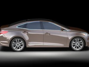 2012 hyundai azera 3D Model
