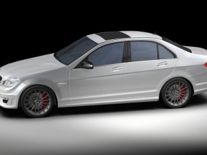 2012 mercedes benz c63 amg Modelo 3D