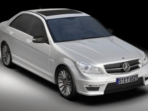 2012 mercedes benz c63 amg Modelo 3D