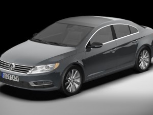2013 volkswagen cc Modèle 3D