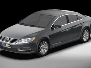 2013 Фольксваген CC 3D Модель