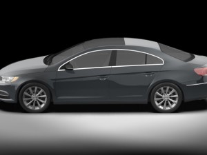 2013 volkswagen cc 3D Model