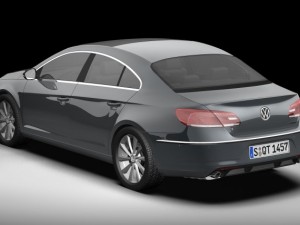 2013 volkswagen cc 3D Model