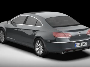 2013 volkswagen cc 3D Model