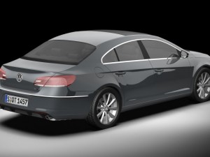 2013 volkswagen cc 3D Model
