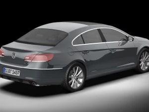 2013 volkswagen cc 3D Model