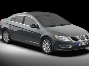 2013 volkswagen cc 3D Model