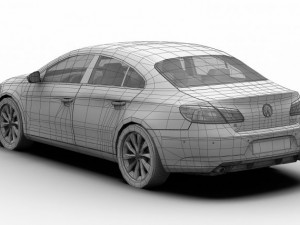 2013 volkswagen cc 3D Model
