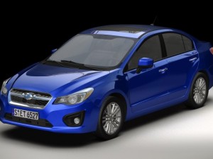 2012 subaru impreza g4 Modèle 3D