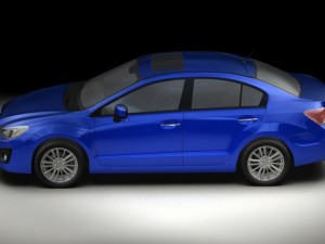 2012 subaru impreza g4 3D Modell