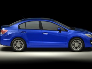 2012 subaru impreza g4 3D Modell