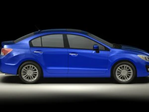 2012 subaru impreza g4 3D Model