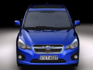 2012 subaru impreza g4 3D Model