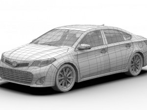 2013 toyota avalon 3D Model