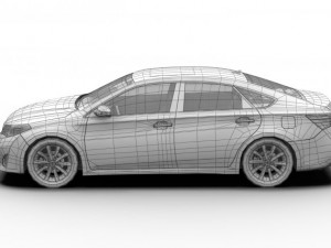 2013 toyota avalon 3D Model
