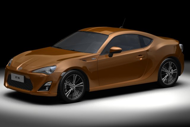 toyota gt 86 2013 3D Model .c4d .max .obj .3ds .fbx .stl .blend 