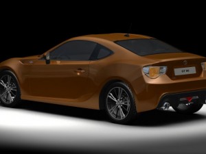 toyota gt 86 2013 3D Model