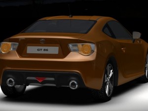 toyota gt 86 2013 3D Model