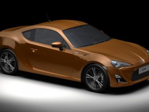 toyota gt 86 2013 3D Model
