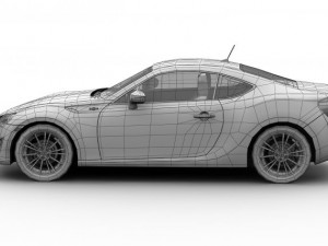 toyota gt 86 2013 3D Model