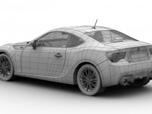 toyota gt 86 2013 3D Model