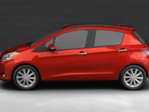 toyota yaris vitz 2012 3D Model