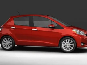 toyota yaris vitz 2012 3D Model