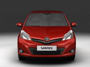 toyota yaris vitz 2012 Model 3D