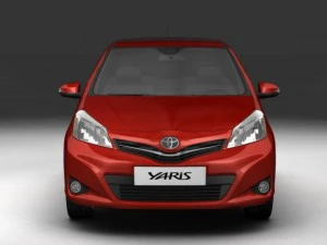 toyota yaris vitz 2012 3D Model