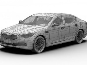 kia k9 2012 Modelo 3D