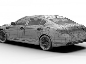 kia k9 2012 Modelo 3D