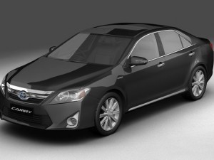 toyota camry hybrid asian 2012 Modèle 3D