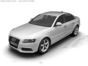 2008 audi a4 Modèle 3D