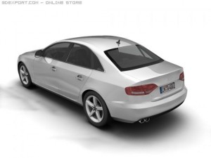 2008 audi a4 3D Model