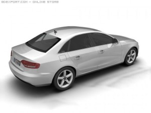 2008 audi a4 3D Model