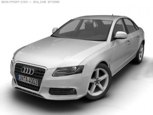 2008 audi a4 3D Model