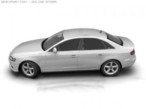 2008 audi a4 3D Model