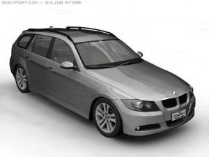 2006 bmw 3 series touring Model 3D