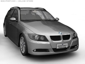 2006 bmw 3 series touring Model 3D