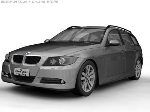 2006 bmw 3 series touring Model 3D