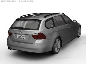 2006 bmw 3 series touring Model 3D