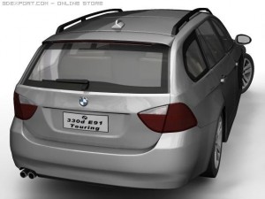 2006 bmw 3 series touring Model 3D