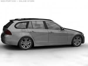 2006 bmw 3 series touring Model 3D