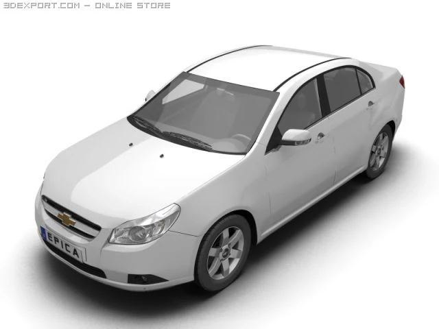 2007 chevrolet epica 3D Model .c4d .max .obj .3ds .fbx .stl .blend